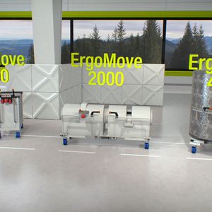 Das ist das derzeitige Ergomove-Produktprogramm von Blickle. Es umfasst mehrere Modelle für unterschiedliche Anwendungen und Lasten bis zu 4.000 Kilogramm Maximalbelastung.(Bild:  Blickle)