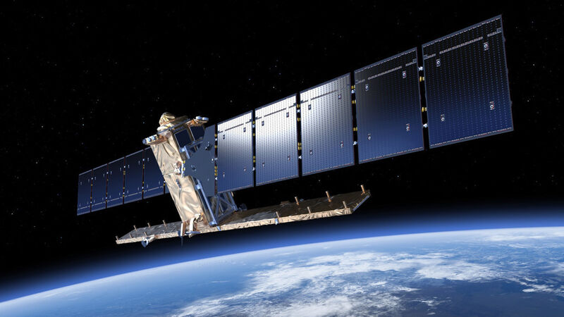 Ist Teil des EDRS: Der Erdbeobachtungssatellit Sentinel, Teil des Copernicus-Programms (DLR)