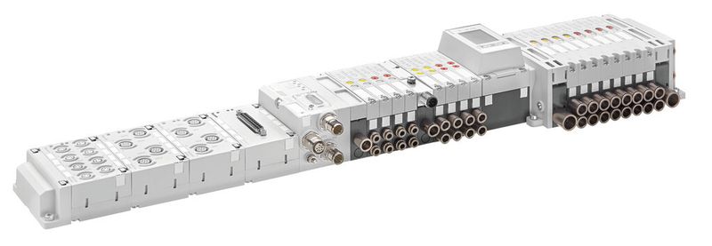 Die AV-Ventilgeneration mit AES-Elektronik ebnet den Weg zu intelligenten Pneumatiksystemen. (Bild: Aventics)