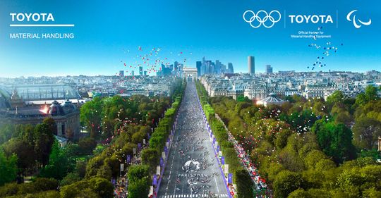 Toyota Material Handling Europe will Paris 2024 dabei unterstützen, bei der Olympiade und den Paralympics 50 Prozent weniger Kohlenstoffdioxid zu verursachen als frühere Spiele.(Bild:  TMHE)