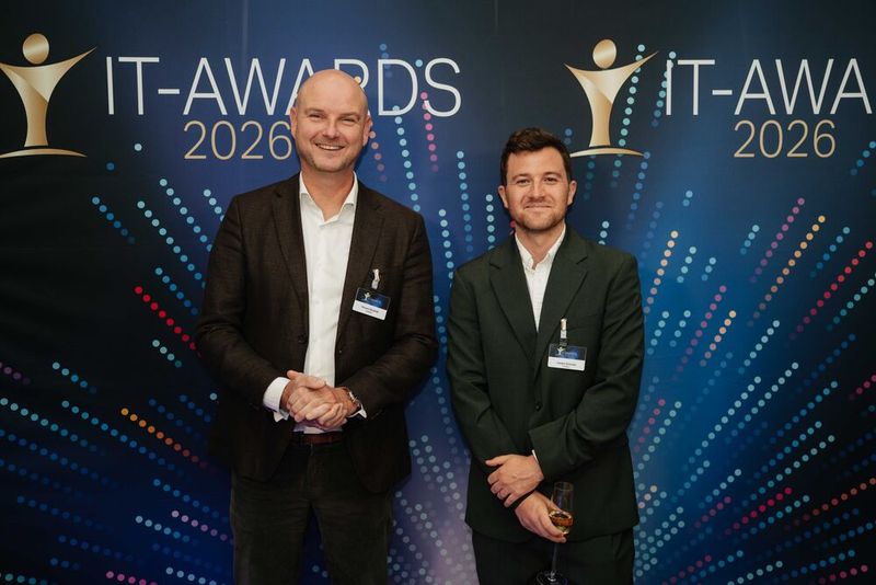 Vincent Rijnbeek (l.) und Joseph Schuster (beide Dataiku). (Bild: Manuel Emme Fotografie)
