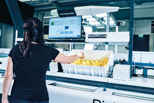 Der Mensch im Mittelpunkt: Die modernen Pick-it-Easy-Arbeitsplätze von Knapp vereinen Ergonomie, Effizienz und Qualität.(Bild:  Knapp)