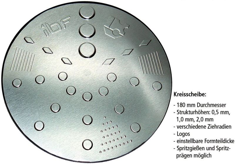 Bild 4: Bei diesem Versuchsteil war nur der Spritzdruck für die werkzeugseitig eingebrachten Strukturen verantwortlich.  (Bild: IKV)