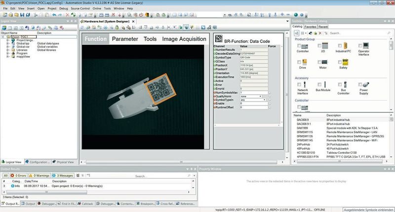 B&R hat Vision vollständig in sein Engineering Tool Automation Studio integriert. (B&R)