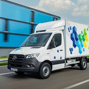 Auch als Kühlwagen wird der eSprinter angeboten(Bild:  Mercedes-Benz)