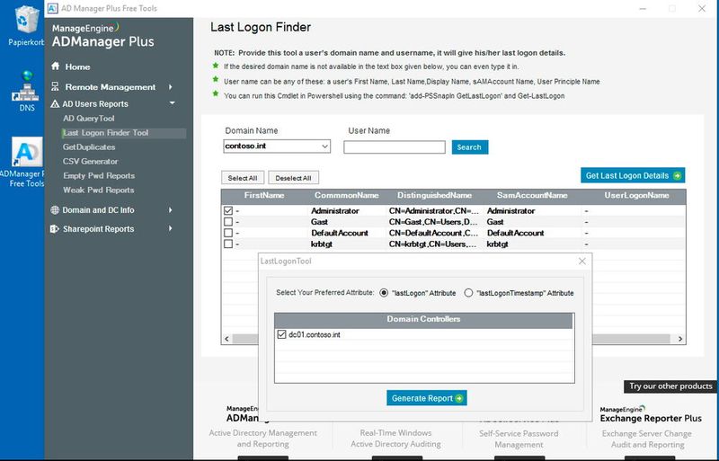 Domänencontroller verwalten, Fehler finden, Benutzerkonten konfigurieren 10 Tools für Active-Directory-AdminsMit Zusatzwerkzeugen, die in den meisten Fällen kostenlos zur Verfügung stehen, können Administratoren von Active-Directory-Umgebungen ihre tägliche Arbeit deutlich erleichtern, Fehler schneller finden und Benutzer effektiver verarbeiten. Wir zeigen 10 wichtige Tools. Zum Artikel  (Bild: Joos / MicroNova)