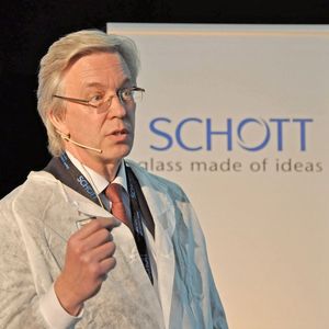 Dr. Jürgen Sackhoff, Executive Vice President des Geschäftsbereichs Pharmaceutical Systems der Schott AG: "Kein Pharmaverpackungsunternehmen ist so global aufgestellt wie Schott." 