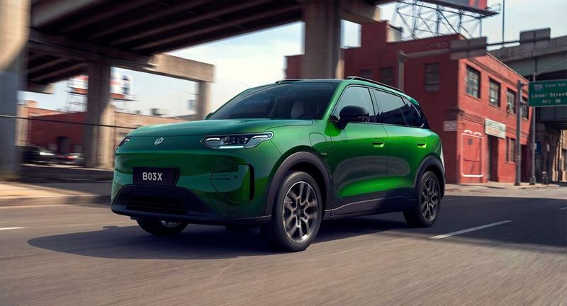 9th place: Just below is the compact SUV B03X from Leapmotor at 24,900 euros. (Image:Leapmotor)