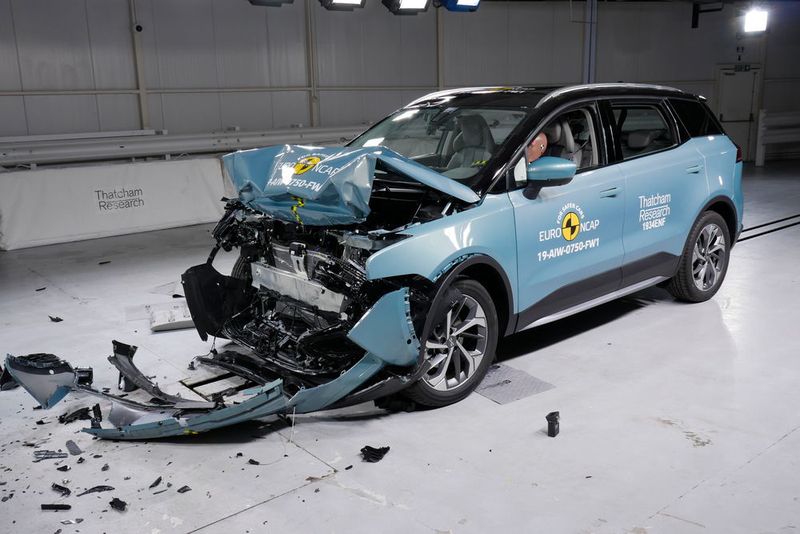Auch für das E-SUV U5 des Start-ups Aiways reichte es lediglich für drei Sterne. (Euro-NCAP)