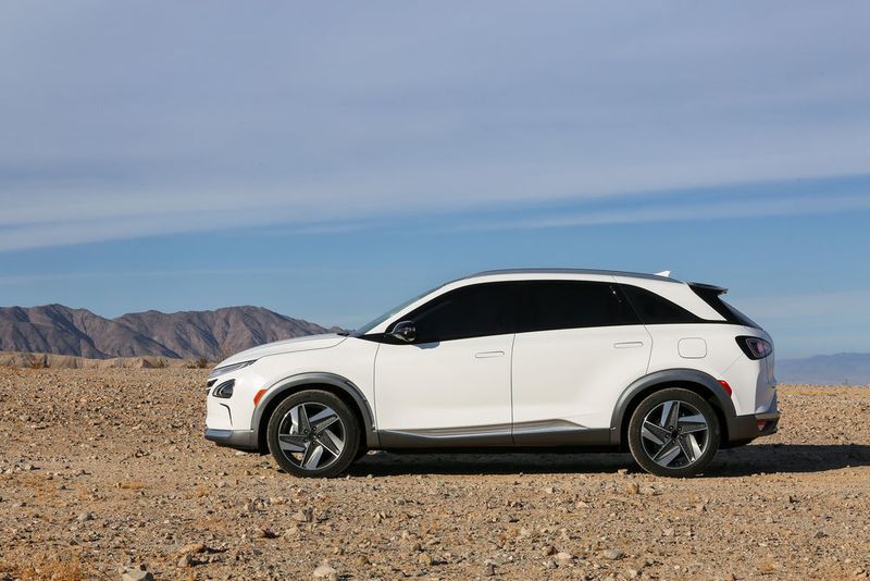 In 9,2 Sekunden sprintet der Nexo aus dem Stand auf Tempo 100. (Hyundai)