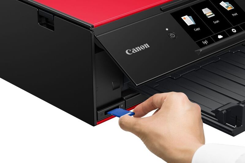 Das Pixma-TS9050-Modell ermöglicht das Drucken über eine SD-Karte. (Canon)