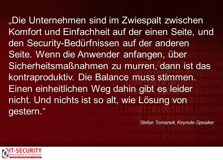 Stefan Tomanek, Keynote-Speaker, zur IT-Security Conference 2016. #itseccon (Collage: AMATHIEU - Fotolia.com)