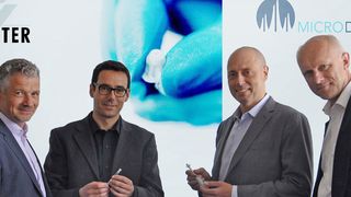 Die Unternehmensverantwortlichen blicken mit Zuversicht auf die anstehende Kooperation. (Vetter)