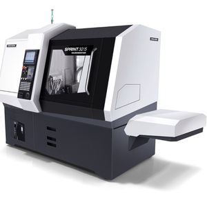 Die Drehmaschine Sprint 32|5 kann Werkstücke bis 32 mm Durchmesser bearbeiten.