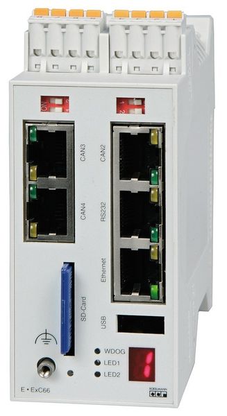 Bild 1: Die Embedded-Version der Eckelmann-Steuerung als Hutschienen-Modell verfügt über dieselben Leistungsmerkmale und Applikationssoftware wie die PC-basierte Version. (Archiv: Vogel Business Media)