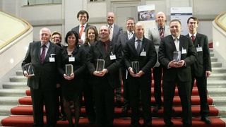 Die Preisträger bei der Verleihung des Deutschen Materialeffizienzpreises 2009. Bild: Demea (Archiv: Vogel Business Media)