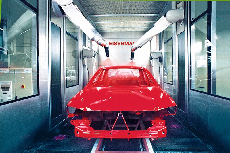 Bild 1: Vor allem in der Automobilindustrie kommt dem Erscheinungsbild der Lackoberfläche eine immer größere Bedeutung zu. (Bild: Eisenmann)