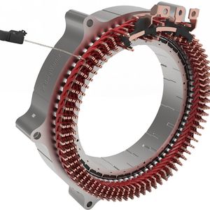 Hochvolt-Hairpin-E-Motoren liefert Borg Warner an einen chinesischen Automobilhersteller. Dieser setzt sie in seinen Hybridautos und Fahrzeugen mit Range Extender ein.(Bild:  Borg Warner)