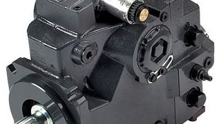 Bild 1: Axialkolbenpumpe für mobile Arbeitsmaschinen. Sie arbeitet energieeffizienter als das Vorgängermodell. Bild: Sauer-Danfoss (Archiv: Vogel Business Media)