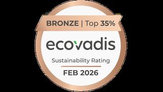 Nachhaltigkeit und verantwortungsvolles Handeln konsequent weiterentwickelt: Die EcoVadis Bronze-Medaille bestätigt den systematischen Ausbau des Nachhaltigkeitsmanagements entlang der gesamten Wertschöpfungskette. (Bild: Zimmer Group/EcoVadis)