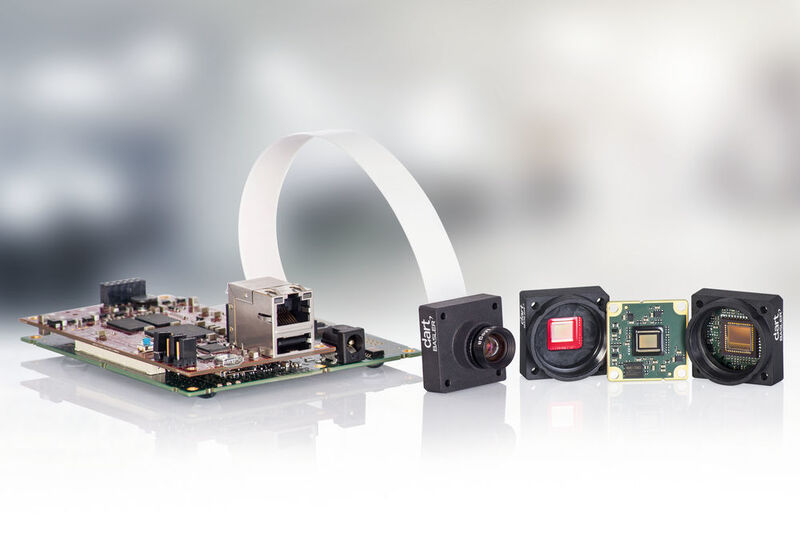 Ab sofort sind Baslers Dart-Boardlevel-Kameramodule mit Bcon for LVDS-Schnittstelle und das extra für diese Kameramodelle entwickelte Power-Pack for Embedded Vision verfügbar. (Basler)