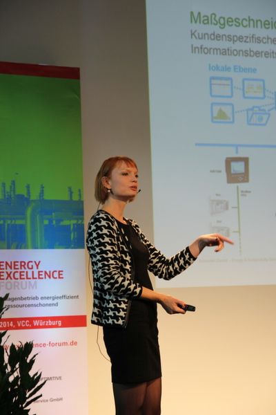 Susanne Lambany von Schneider Electric präsentierte 