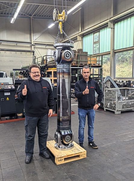 Geschäftsführer Jochen Helfrich (re.) und Konstruktionsleiter Matthias Trabert (li.). (Bild: Ringspann Kempf)