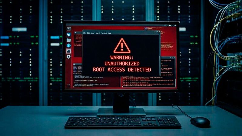 Durch präparierte HTTP-Anfragen können Angreifer die Anmeldung umgehen und über einen fehlerhaften Systemprozess Skripte sowie Befehle ausführen, die ihnen Root-Zugriff auf das Cisco FMC-Betriebssystem ermöglichen.(Bild:  Gemini / Vogel IT-Medien GmbH / KI-generiert)