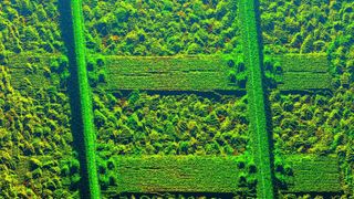 3D-Bild von Schienen, aufgenommen mit dem vom Fraunhofer IPM entwickelten Rail Track Scanner RTS (iNovitas AG)