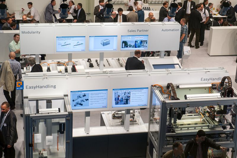 Rückblick: Impressionen von der Automatica 2012. (Bild: Messe München)