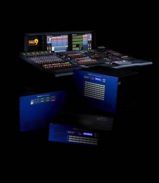 Ergänzung für die drei Midas XL8-Mischpulte: Midas Pro 9 Konsole, von der zwei Stück vorhanden sind (Midas Consoles)