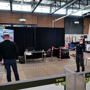 Die virtuelle Arbeit war allerdings nicht Teil ihres Wettkampfs.(Bild:  VCG - Büttner)