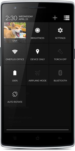 Das Betriebssystems Cyanogenmod basiert auf Android 4.4.2. (Bild: Oneplus)