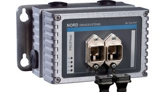 Die ProfinetTechnologiebox für Nord-Frequenzumrichter unterstützt RT-Kommunikation. Im Bild die dezentrale Ausführung.  (Bild: Getriebebau Nord)