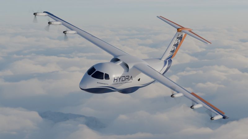 Die zehnte DLR Design Challenge verbindet Nachwuchsförderung mit Forschung für die Luftfahrt von morgen. Durchgesetzt hat sich in diesem Jahr das  Flugzeugkonzept Hydra.(Bild:  TU Berlin/HYDRA)