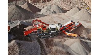 Raupenmobile Kegelbrecheranlage QH332 von Sandvik (Bild: Sandvik)