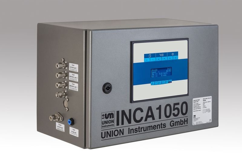 Der Analysator INCA1050 T301-01 kommt insbesondere bei der Bestimmung von Methangehalt, Wobbe Index, Heizwert und spezifischer Dichte von Erdgas zum Einsatz. (Union Instruments)