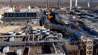 A drone photo shows Intel's new Fab 9 in Rio Rancho, New Mexico, in January 2024. (Source: Intel Corporation)