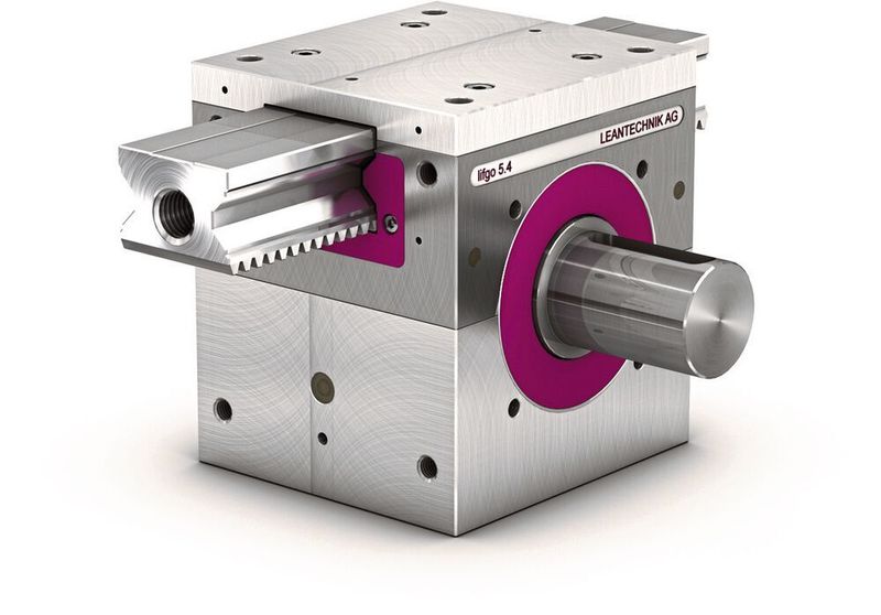 Robust und hochgenau: Das sind die beiden Hauptmerkmale der Lifgo-Zahnstangengetriebe. Leantechnik fertigt sie in sechs verschiedenen Ausführungen und vier Baugrößen. (Leantechnik AG)