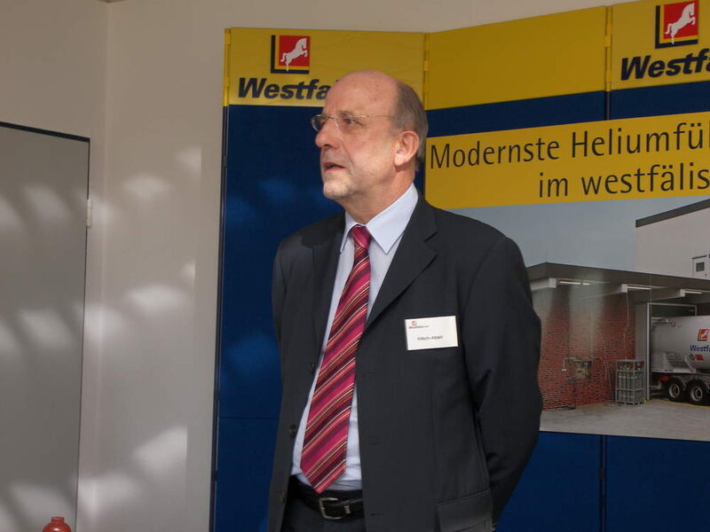 „Mindestens fünf neue Mitarbeiter sollen zu den drei bereits vorhandenen für die Heliumanlage eingestellt werden“, Wolfgang Fritsch-Albert, Vorstandsvorsitzender der Westfalen AG. (Archiv: Vogel Business Media)