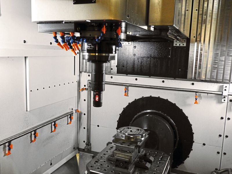 Die Spannkraft einer Spindel ist eine sicherheitsrelevante Grösse und muss in regelmässigen Abständen gemessen werden. (GF Machining Solutions)