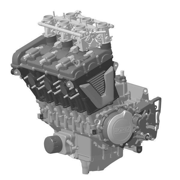 Der Kunde kann mit Hilfe von 3D-Anwendungen seine Wunschmaschine konfigurieren und einzelne Bauteile wie den Motor in 3D betrachten (Bild: Horex)