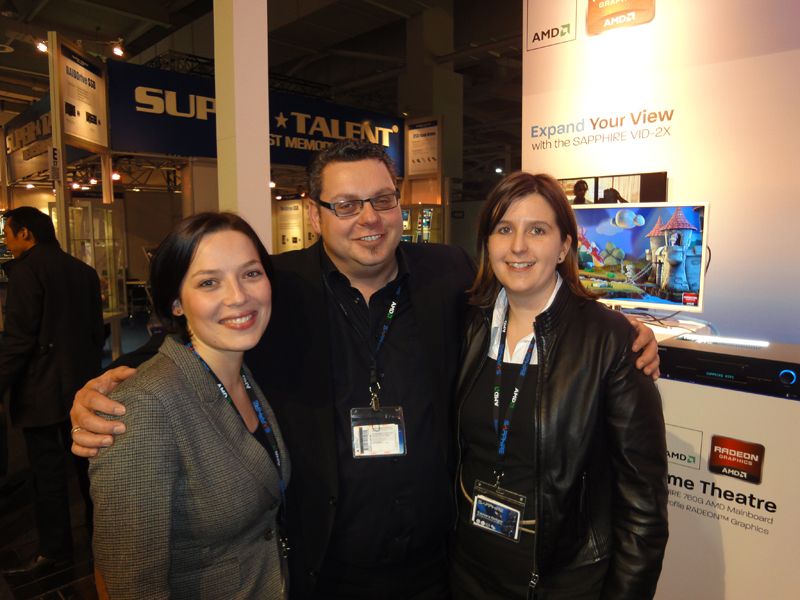 v.l. Claudia Wiesinger, Andreas Pokorny und Tamara Geiger, Sapphire (Archiv: Vogel Business Media)