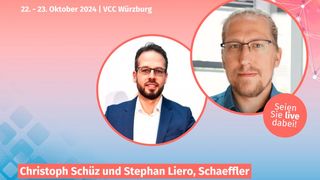 Besonderes Augenmerk legen die Referenten Christoph Schüz und Stephan Liero von Schaeffler auf die praktischen Anwendungsbeispiele und die Methoden, um sicherzustellen, dass Technik und Benutzerfreundlichkeit Hand in Hand gehen. (Bild: Vogel Communications Group)