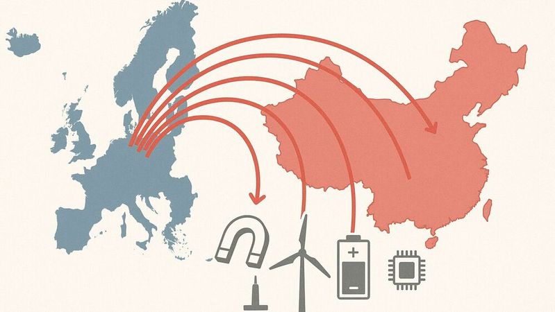 Without its own expertise, Europe will remain dependent on China - today for rare earths, tomorrow for battery raw materials.(Image: AI-generated)
