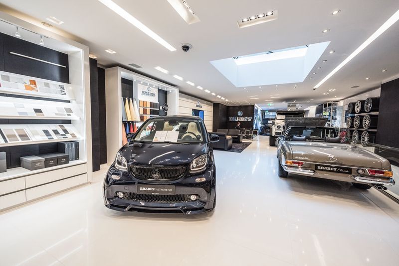 Der Flagship Store mit einer Fläche von rund 400 Quadratmetern ...  (Brabus)
