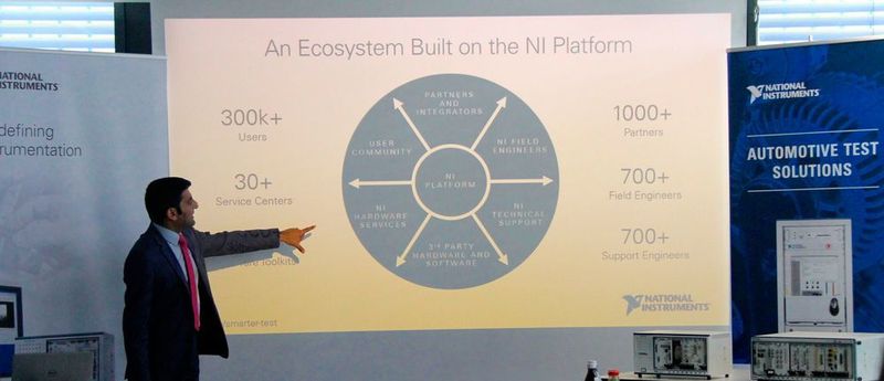 Rahman Jamal, Global Technology & Marketing Director bei National Instruments, erläutert, warum sich ein smartes Testsystem sowohl auf modulare Hardware und flexible Software stützt als auch eines dazugehörigen und ständig wachsenden offenen, dynamischen Ökosystems bedarf.  (National Instruments)