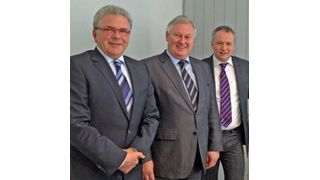 Rainer Kunkel, Reinhardt Technik, Hubert Riek, J. Wagner GmbH, Carsten Fuhs, Reinhardt Technik (v. l. n. r.)  (Bild: J. Wagner)