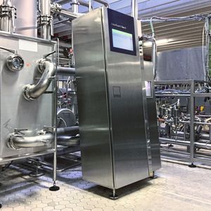 Design ist kein Selbstzweck: Auf dem Gehäuse des Liqui Guard Gen3 können keine Flüssig­keiten stehen bleiben und der Bildschirm ist leichter abzulesen.(Bild:  Dausch)