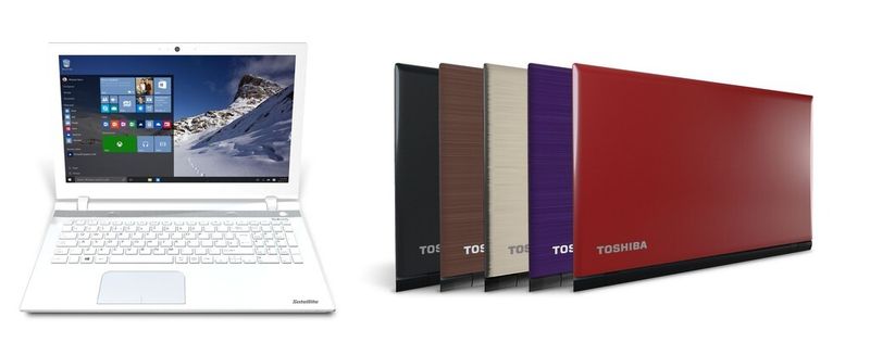 Farbenspiele: Das Satellite L5 können mit Display-Covern in verschieden Farben geordert werden. Die Cover sind auch enzeln bestellbar.                                                                . (Toshiba)